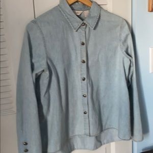 Chambray cotton shirt